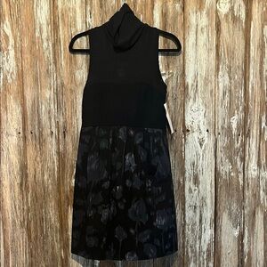 NWT THEORY NOAH VEIL MOCK TURTLENECK SLEEVELESS DRESS, size 8